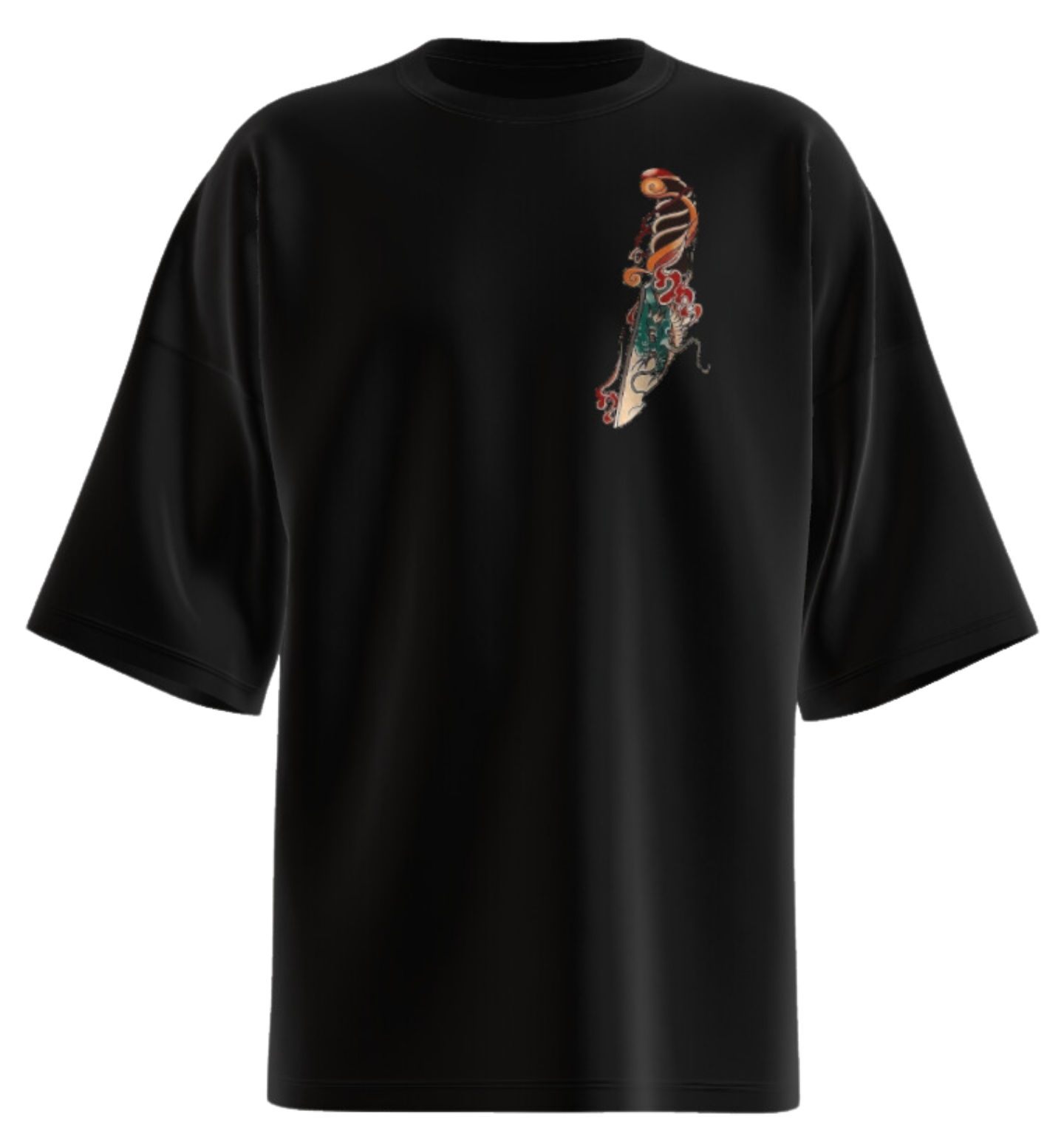 Ryu Knife Oversized T-Shirt